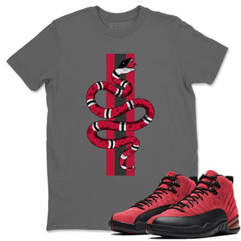 Jordan 12 Reverse Flu Game Sneaker Match Tees Snake Sneaker Tees Jordan 12 Reverse Flu Game Sneaker Release Tees Unisex Shirts