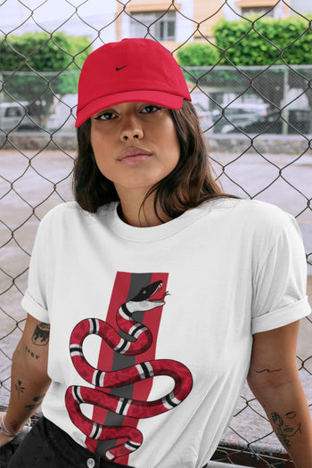 Jordan 12 Reverse Flu Game Sneaker Match Tees Snake Sneaker Tees Jordan 12 Reverse Flu Game Sneaker Release Tees Unisex Shirts