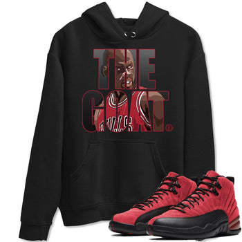 Jordan 12 Reverse Flu Game Sneaker Match Tees The Goat Sneaker Tees Jordan 12 Reverse Flu Game Sneaker Release Tees Unisex Shirts