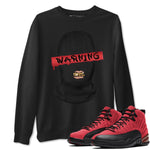 Jordan 12 Reverse Flu Game Sneaker Match Tees Warning Sneaker Tees Jordan 12 Reverse Flu Game Sneaker Release Tees Unisex Shirts