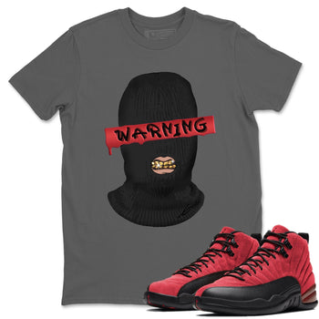 Jordan 12 Reverse Flu Game Sneaker Match Tees Warning Sneaker Tees Jordan 12 Reverse Flu Game Sneaker Release Tees Unisex Shirts
