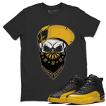 Jordan 12 University Gold Sneaker Match Tees Skull Hat Sneaker Tees Jordan 12 University Gold Sneaker Release Tees Unisex Shirts