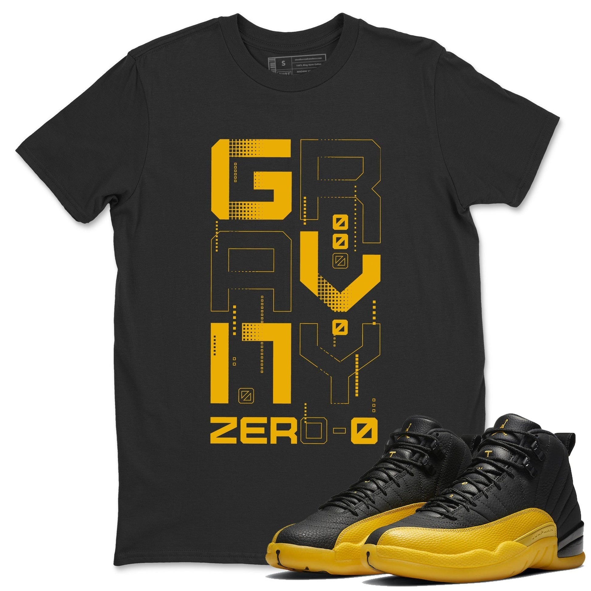 Jordan 12 University Gold Sneaker Match Tees Zero Gravity Sneaker Tees Jordan 12 University Gold Sneaker Release Tees Unisex Shirts