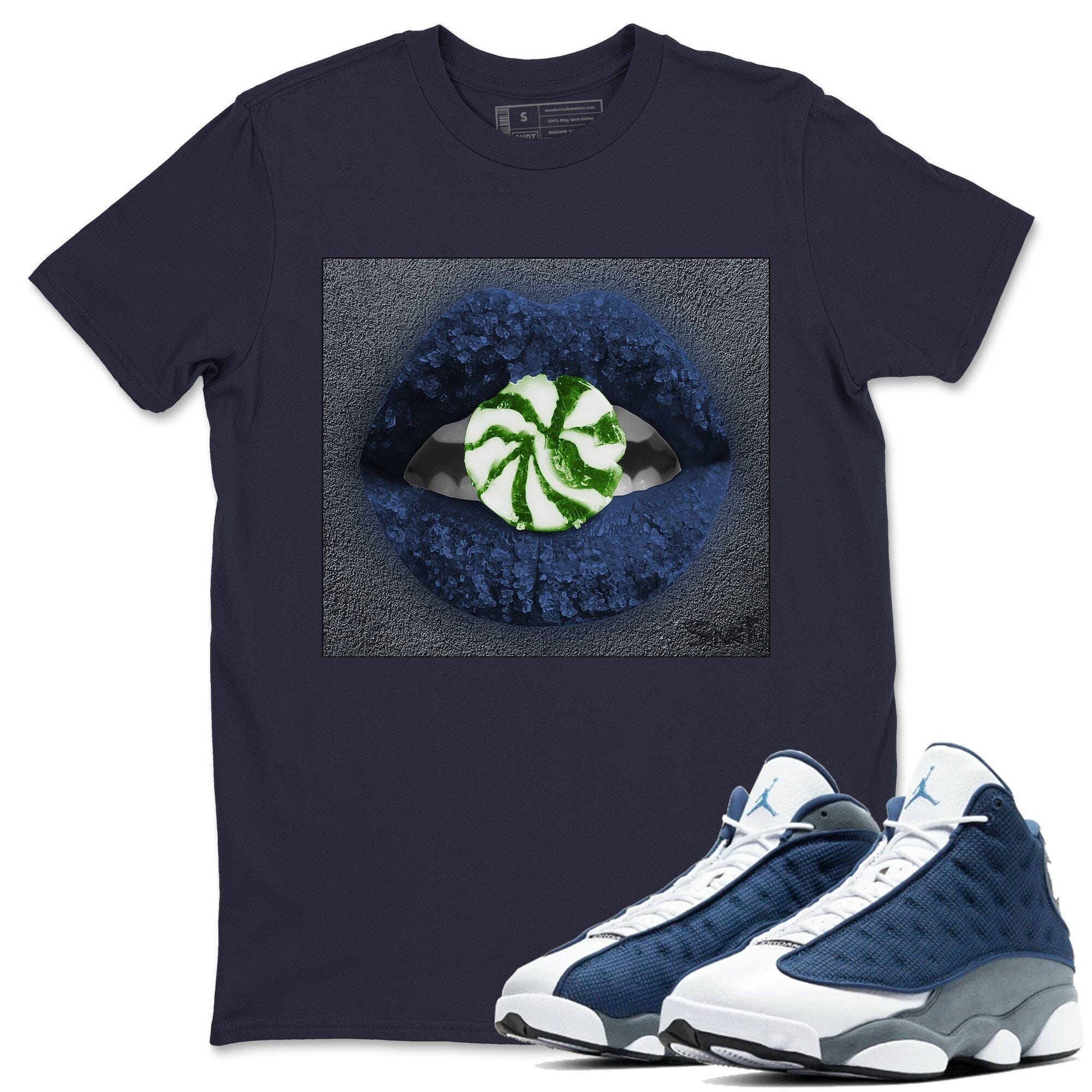 Jordan 13 Flint Sneaker Match Tees Lips Candy Sneaker Tees Jordan 13 Flint Sneaker Release Tees Unisex Shirts