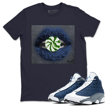 Jordan 13 Flint Sneaker Match Tees Lips Candy Sneaker Tees Jordan 13 Flint Sneaker Release Tees Unisex Shirts