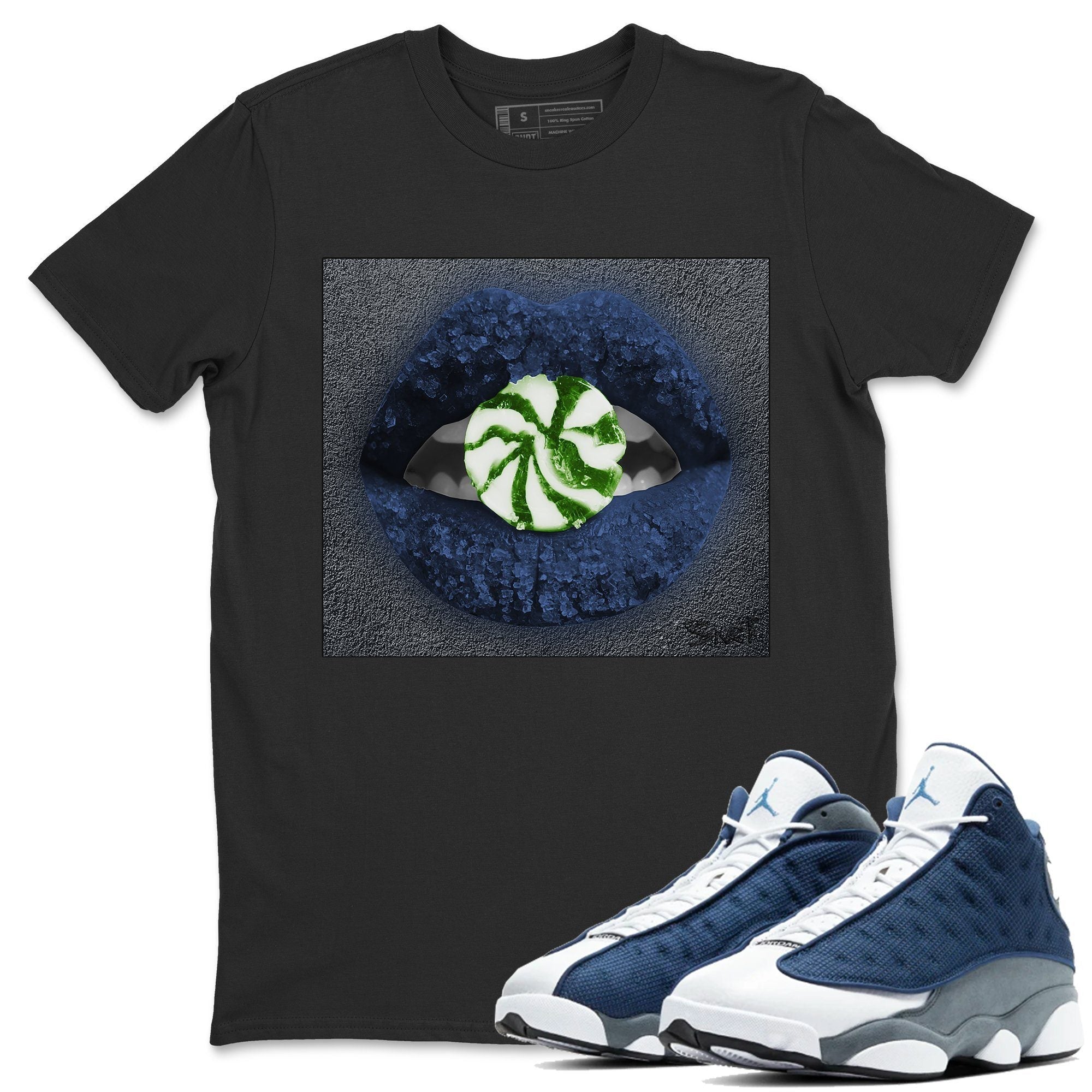 Jordan 13 Flint Sneaker Match Tees Lips Candy Sneaker Tees Jordan 13 Flint Sneaker Release Tees Unisex Shirts
