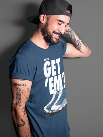 Jordan 13 Flint Sneaker Match Tees Did You Get Em SNRT Sneaker Tees Jordan 13 Flint SNRT Sneaker Release Tees Unisex Shirts