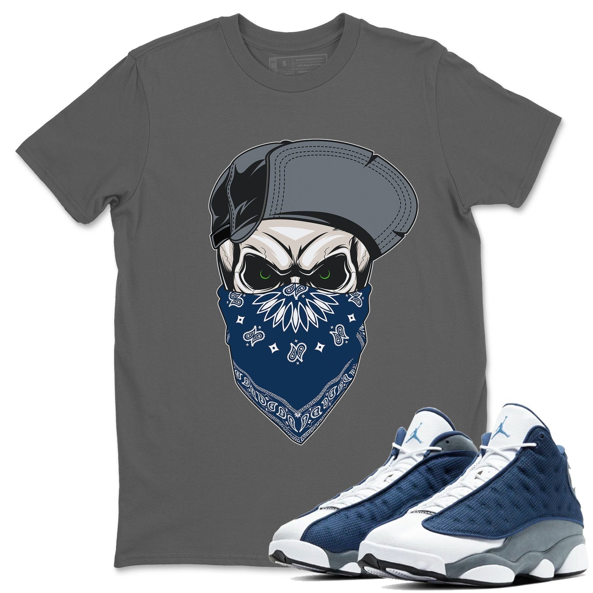 Jordan 13 Flint Sneaker Match Tees Skull Hat Mask Sneaker Tees Jordan 13 Flint Sneaker Release Tees Unisex Shirts