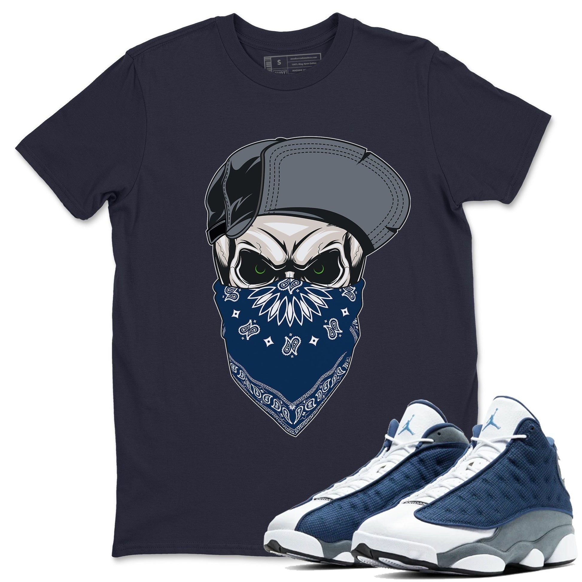 Jordan 13 Flint Sneaker Match Tees Skull Hat Mask Sneaker Tees Jordan 13 Flint Sneaker Release Tees Unisex Shirts