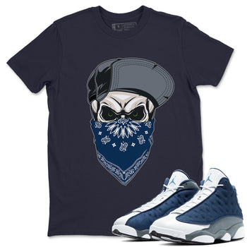 Jordan 13 Flint Sneaker Match Tees Skull Hat Mask Sneaker Tees Jordan 13 Flint Sneaker Release Tees Unisex Shirts