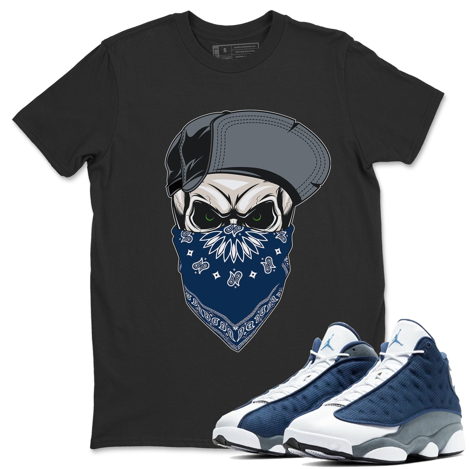 Jordan 13 Flint Sneaker Match Tees Skull Hat Mask Sneaker Tees Jordan 13 Flint Sneaker Release Tees Unisex Shirts
