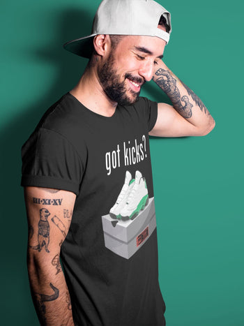 Jordan 13 Lucky Green Sneaker Match Tees Got Kicks Sneaker Tees Jordan 13 Lucky Green Sneaker Release Tees Unisex Shirts