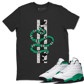 Jordan 13 Lucky Green Sneaker Match Tees Snake Sneaker Tees Jordan 13 Lucky Green Sneaker Release Tees Unisex Shirts