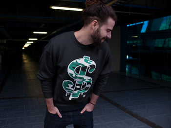 Jordan 13 Lucky Green Sneaker Match Tees Dollar Camo Sneaker Tees Jordan 13 Lucky Green Sneaker Release Tees Unisex Shirts