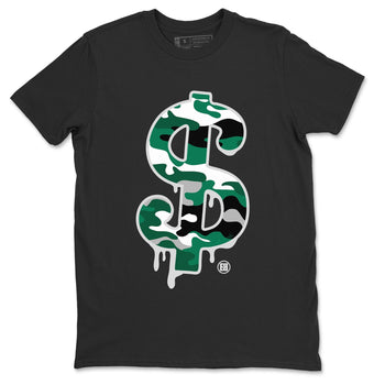 Jordan 13 Lucky Green Sneaker Match Tees Dollar Camo Sneaker Tees Jordan 13 Lucky Green Sneaker Release Tees Unisex Shirts