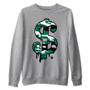 Jordan 13 Lucky Green Sneaker Match Tees Dollar Camo Sneaker Tees Jordan 13 Lucky Green Sneaker Release Tees Unisex Shirts