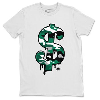 Jordan 13 Lucky Green Sneaker Match Tees Dollar Camo Sneaker Tees Jordan 13 Lucky Green Sneaker Release Tees Unisex Shirts