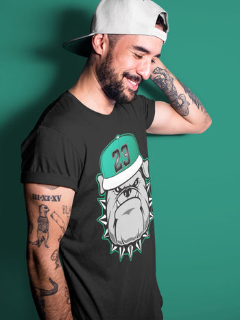 Jordan 13 Lucky Green Sneaker Match Tees English Bulldog Sneaker Tees Jordan 13 Lucky Green Sneaker Release Tees Unisex Shirts