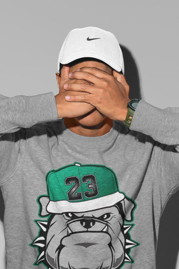 Jordan 13 Lucky Green Sneaker Match Tees English Bulldog Sneaker Tees Jordan 13 Lucky Green Sneaker Release Tees Unisex Shirts