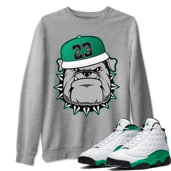Jordan 13 Lucky Green Sneaker Match Tees English Bulldog Sneaker Tees Jordan 13 Lucky Green Sneaker Release Tees Unisex Shirts