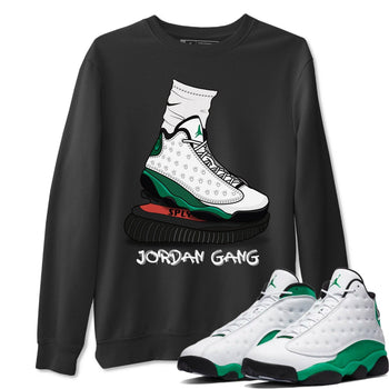 Jordan 13 Lucky Green Sneaker Match Tees Jordan Gang Sneaker Tees Jordan 13 Lucky Green Sneaker Release Tees Unisex Shirts