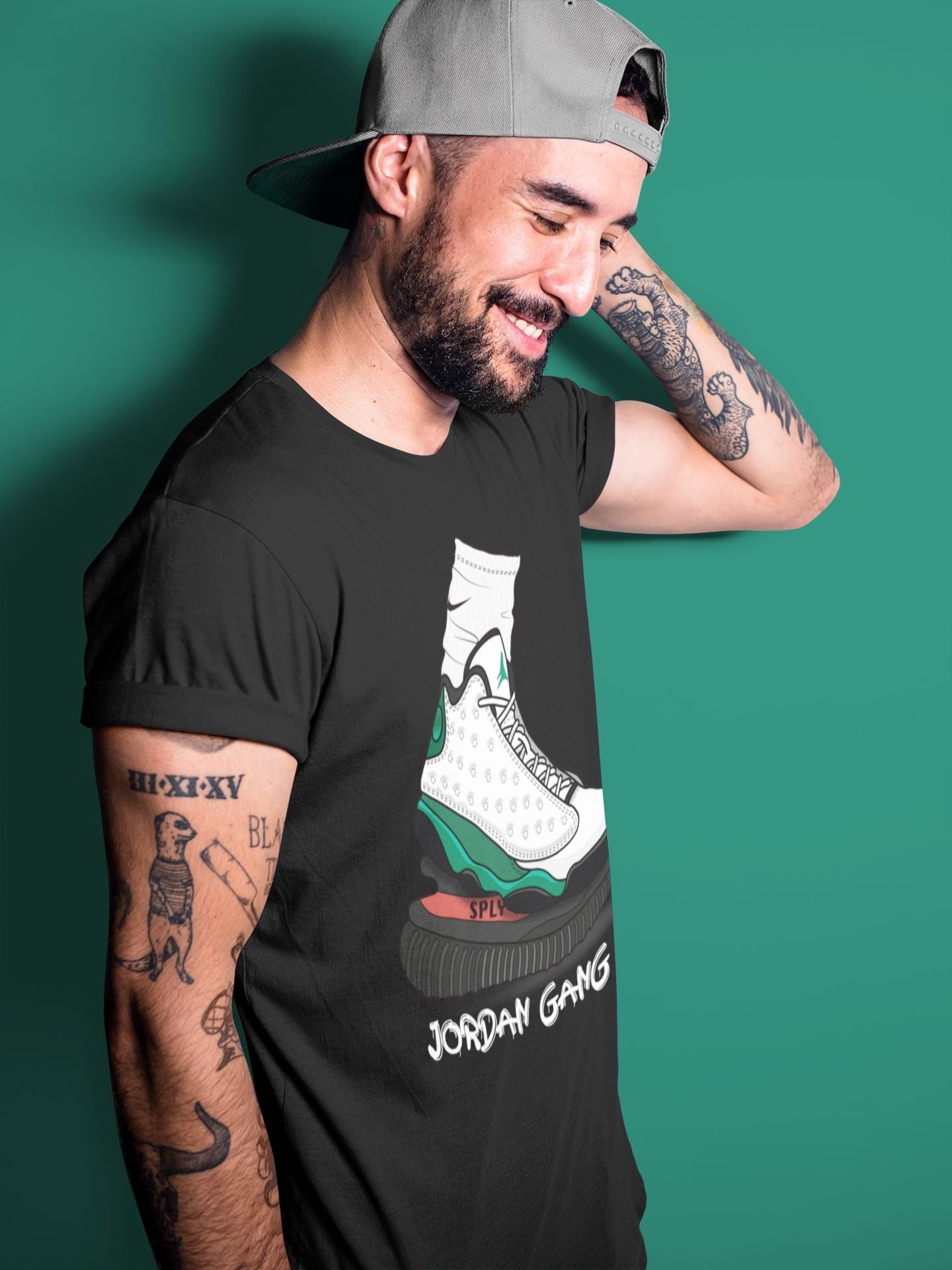 Jordan 13 Lucky Green Sneaker Match Tees Jordan Gang Sneaker Tees Jordan 13 Lucky Green Sneaker Release Tees Unisex Shirts