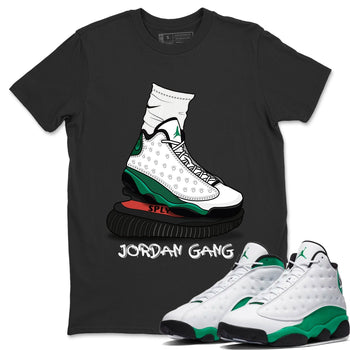 Jordan 13 Lucky Green Sneaker Match Tees Jordan Gang Sneaker Tees Jordan 13 Lucky Green Sneaker Release Tees Unisex Shirts