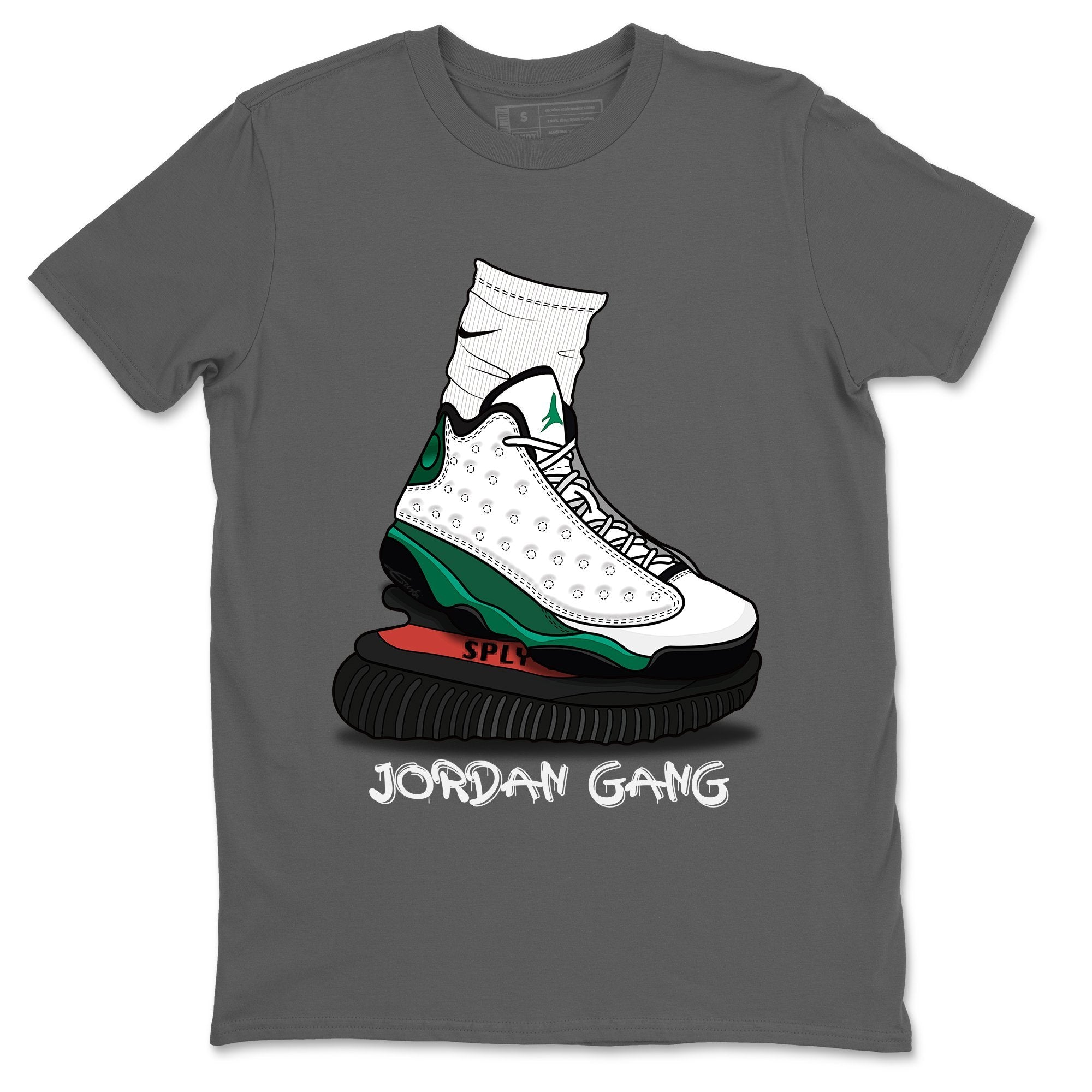 Jordan 13 Lucky Green Sneaker Match Tees Jordan Gang Sneaker Tees Jordan 13 Lucky Green Sneaker Release Tees Unisex Shirts