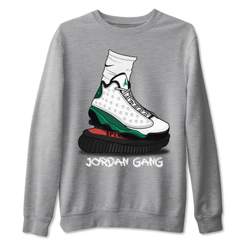 Jordan 13 Lucky Green Sneaker Match Tees Jordan Gang Sneaker Tees Jordan 13 Lucky Green Sneaker Release Tees Unisex Shirts