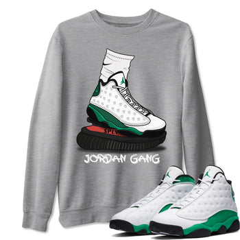 Jordan 13 Lucky Green Sneaker Match Tees Jordan Gang Sneaker Tees Jordan 13 Lucky Green Sneaker Release Tees Unisex Shirts