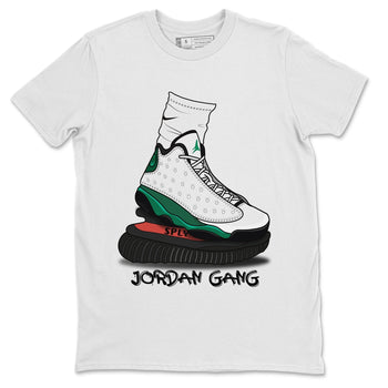 Jordan 13 Lucky Green Sneaker Match Tees Jordan Gang Sneaker Tees Jordan 13 Lucky Green Sneaker Release Tees Unisex Shirts