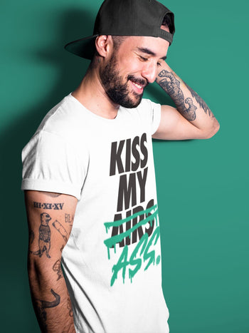 Jordan 13 Lucky Green Sneaker Match Tees Kiss My Ass Sneaker Tees Jordan 13 Lucky Green Sneaker Release Tees Unisex Shirts