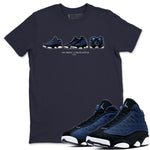 Jordan 13 Brave Blue Sneaker Match Tees Air Jordan 13 Prelude Sneaker Tees Jordan 13 Brave Blue Sneaker Release Tees Unisex Shirts