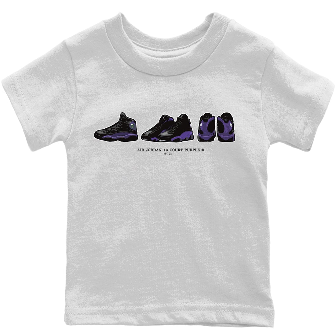 Jordan 13 Court Purple Sneaker Match Tees Air Jordan 13 Prelude Sneaker Tees Jordan 13 Court Purple Sneaker Release Tees Kids Shirts