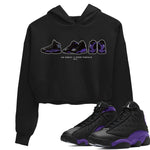 Jordan 13 Court Purple Sneaker Match Tees Air Jordan 13 Prelude Sneaker Tees Jordan 13 Court Purple Sneaker Release Tees Women's Shirts