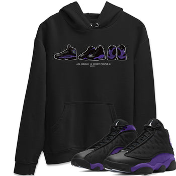 Jordan 13 Court Purple Sneaker Match Tees Air Jordan 13 Prelude Sneaker Tees Jordan 13 Court Purple Sneaker Release Tees Unisex Shirts