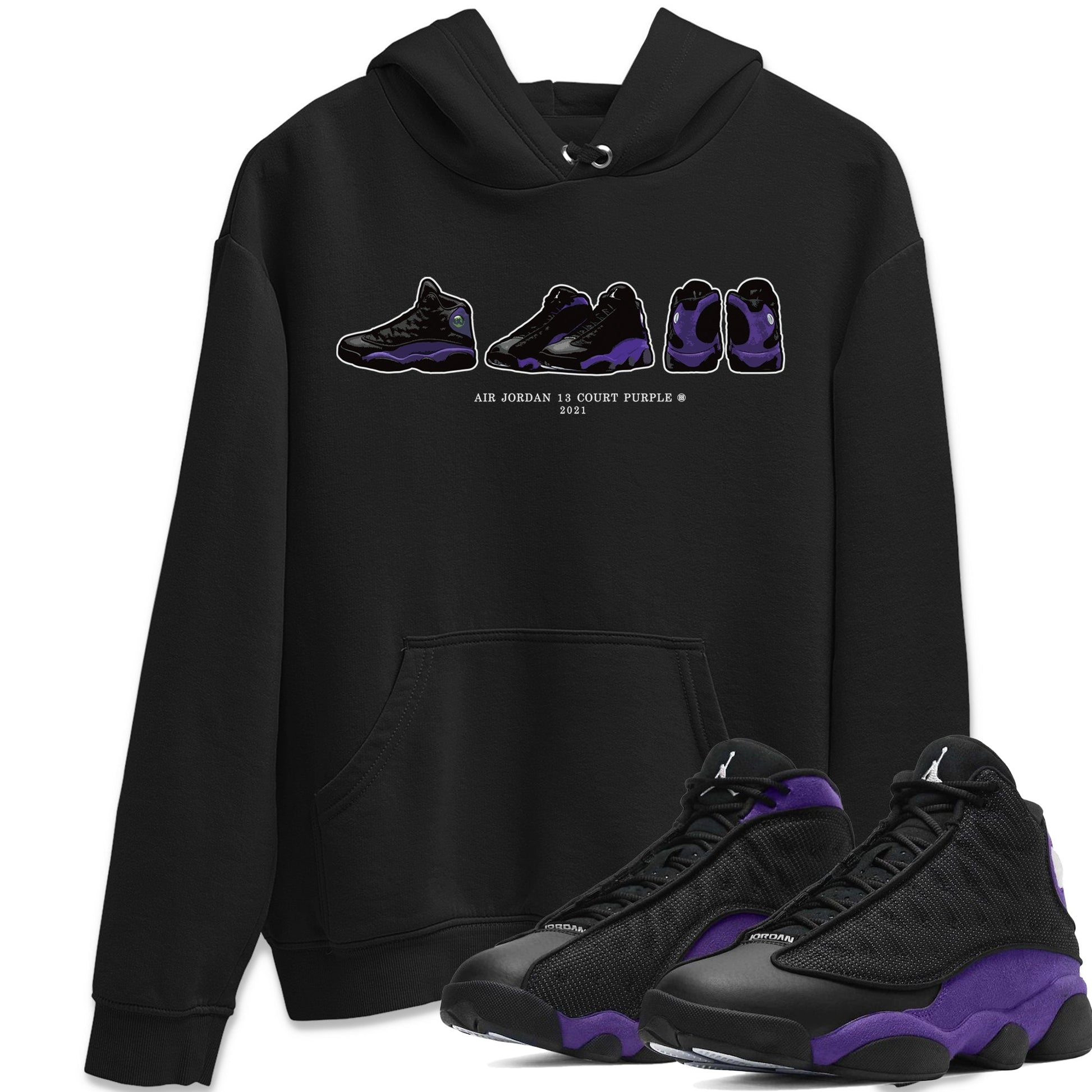 Jordan 13 Court Purple Sneaker Match Tees Air Jordan 13 Prelude Sneaker Tees Jordan 13 Court Purple Sneaker Release Tees Unisex Shirts