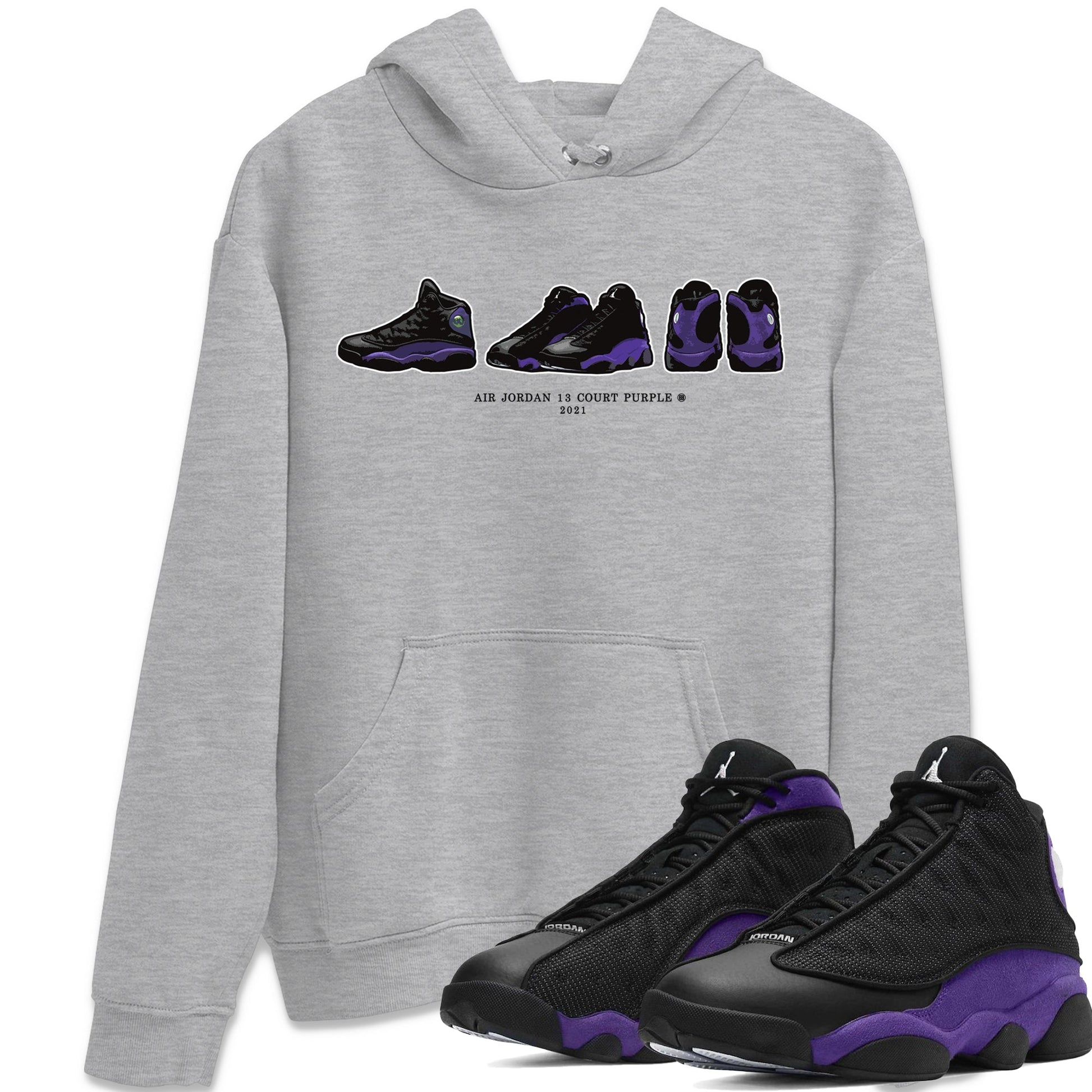 Jordan 13 Court Purple Sneaker Match Tees Air Jordan 13 Prelude Sneaker Tees Jordan 13 Court Purple Sneaker Release Tees Unisex Shirts