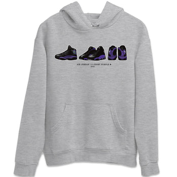 Jordan 13 Court Purple Sneaker Match Tees Air Jordan 13 Prelude Sneaker Tees Jordan 13 Court Purple Sneaker Release Tees Unisex Shirts