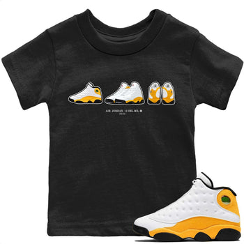 Jordan 13 Del Sol Sneaker Match Tees Air Jordan 13 Prelude Sneaker Tees Jordan 13 Del Sol Sneaker Release Tees Kids Shirts