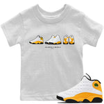 Jordan 13 Del Sol Sneaker Match Tees Air Jordan 13 Prelude Sneaker Tees Jordan 13 Del Sol Sneaker Release Tees Kids Shirts