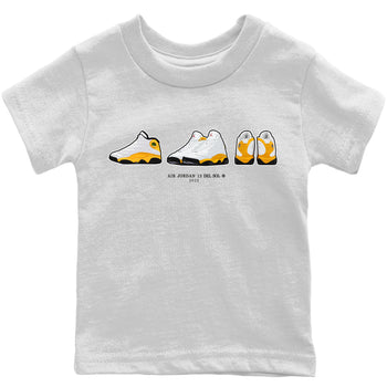 Jordan 13 Del Sol Sneaker Match Tees Air Jordan 13 Prelude Sneaker Tees Jordan 13 Del Sol Sneaker Release Tees Kids Shirts