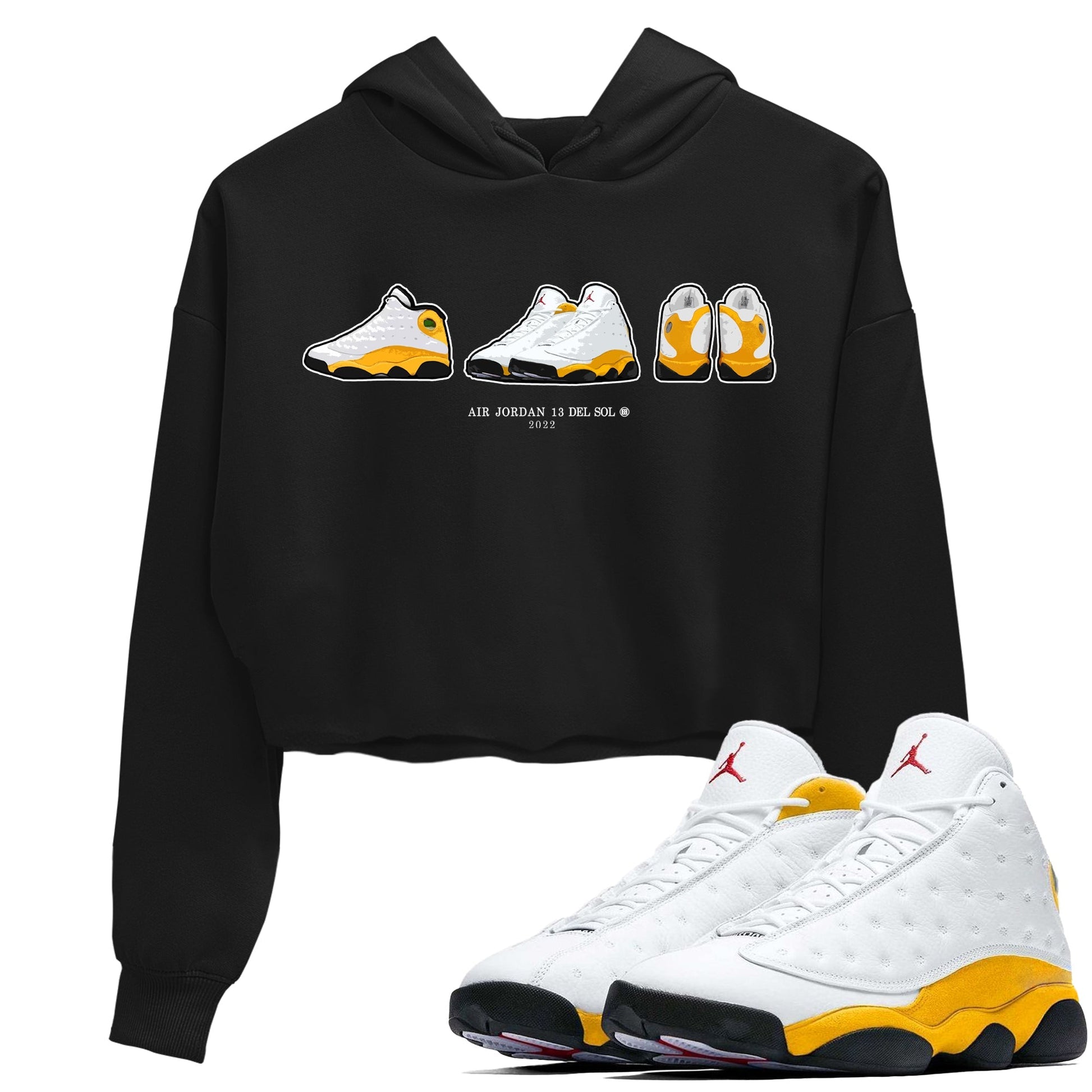 Jordan 13 Del Sol Sneaker Match Tees Air Jordan 13 Prelude Sneaker Tees Jordan 13 Del Sol Sneaker Release Tees Women's Shirts