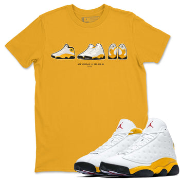 Jordan 13 Del Sol Sneaker Match Tees Air Jordan 13 Prelude Sneaker Tees Jordan 13 Del Sol Sneaker Release Tees Unisex Shirts