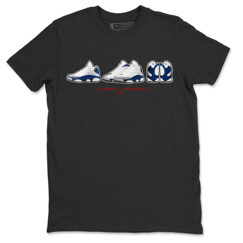 Jordan 13 French Blue Sneaker Match Tees Air Jordan 13 Prelude Sneaker Tees Jordan 13 French Blue Sneaker Release Tees Unisex Shirts