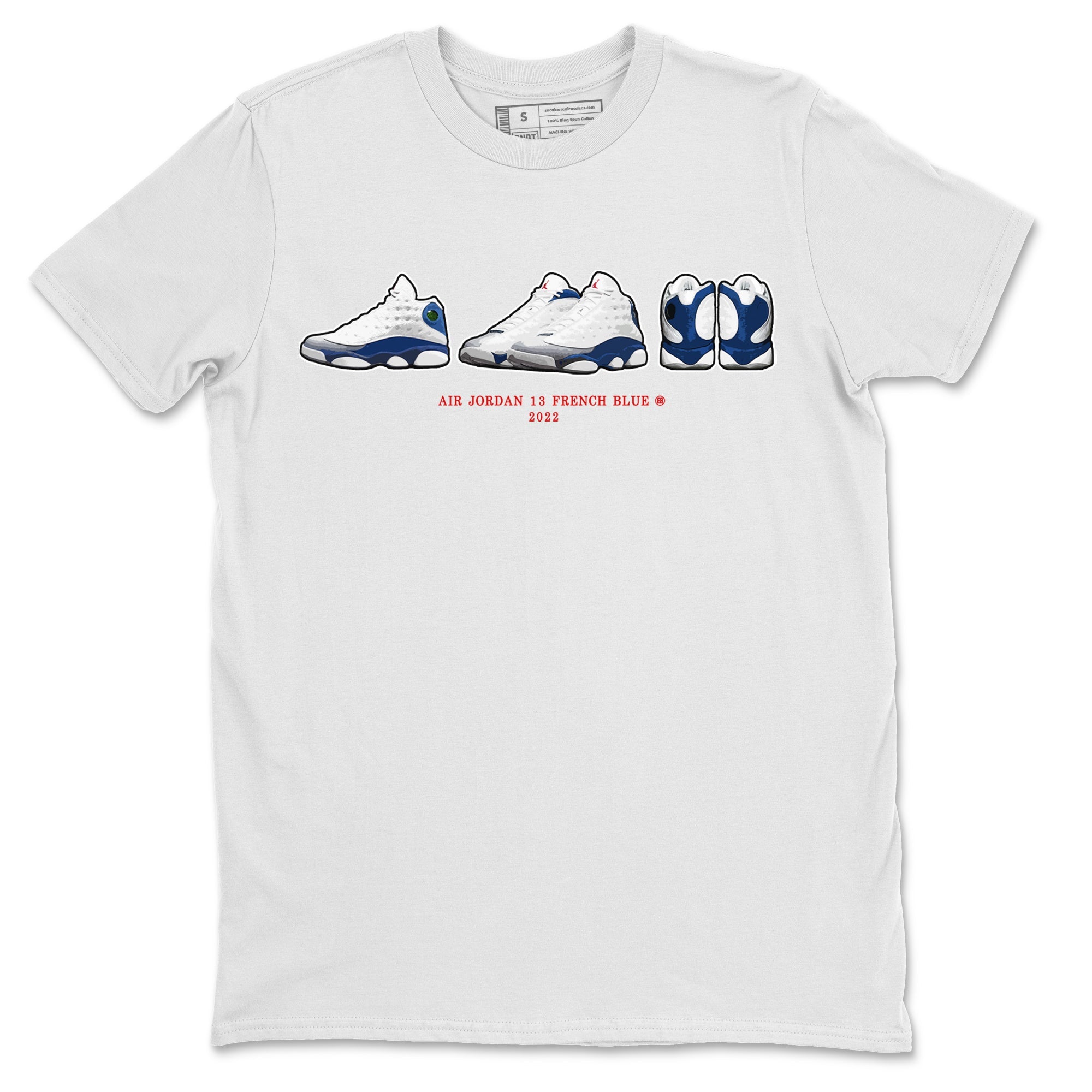 Jordan 13 French Blue Sneaker Match Tees Air Jordan 13 Prelude Sneaker Tees Jordan 13 French Blue Sneaker Release Tees Unisex Shirts