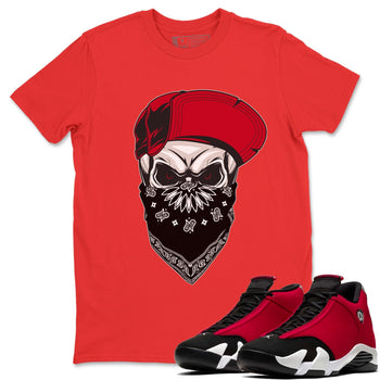 Jordan 14 Gym Red Sneaker Match Tees Skull Hat Sneaker Tees Jordan 14 Gym Red Sneaker Release Tees Unisex Shirts