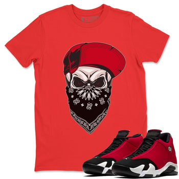 Jordan 14 Gym Red Sneaker Match Tees Skull Hat Sneaker Tees Jordan 14 Gym Red Sneaker Release Tees Unisex Shirts