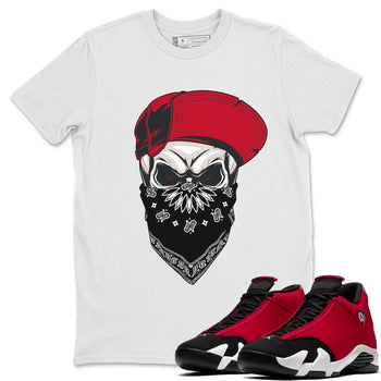 Jordan 14 Gym Red Sneaker Match Tees Skull Hat Sneaker Tees Jordan 14 Gym Red Sneaker Release Tees Unisex Shirts