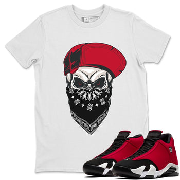 Jordan 14 Gym Red Sneaker Match Tees Skull Hat Sneaker Tees Jordan 14 Gym Red Sneaker Release Tees Unisex Shirts